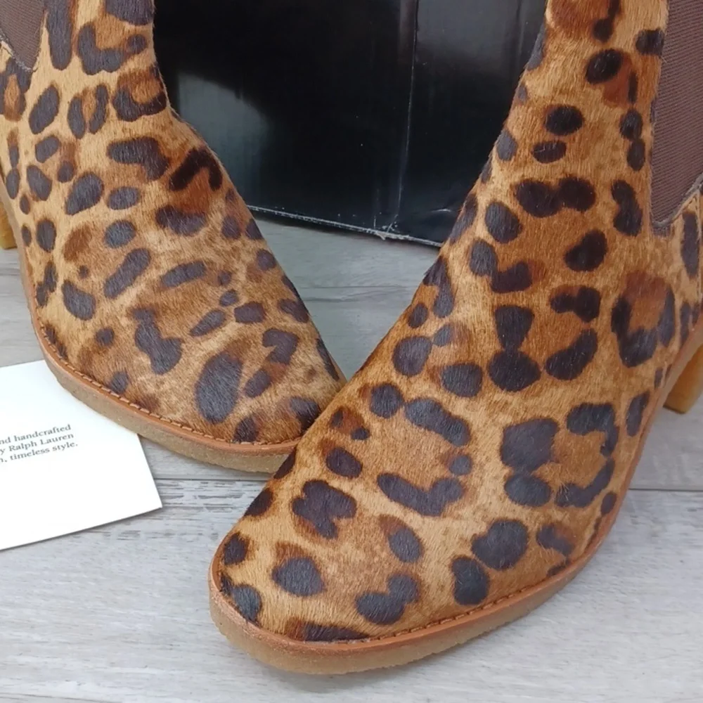 Lauren Ralph Lauren Mariana Boot Calf Hair NIB